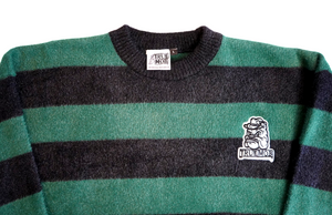 GRUNGE WOOL/MOHAIR SWEATER (GREEN)