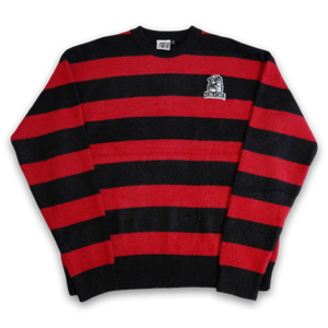 GRUNGE WOOL/MOHAIR SWEATER (RED)