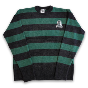 GRUNGE WOOL/MOHAIR SWEATER (GREEN)